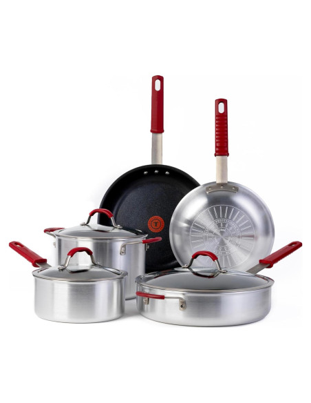 Juego de Utensilios de Cocina T-Fal 8 Piezas Antiadherente