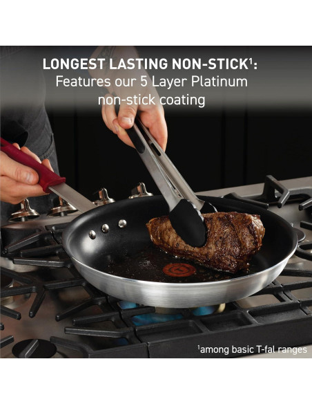 Juego de Utensilios de Cocina T-Fal 8 Piezas Antiadherente