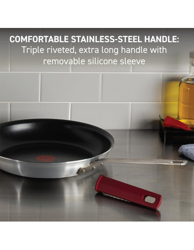 Juego de Utensilios de Cocina T-Fal 8 Piezas Antiadherente