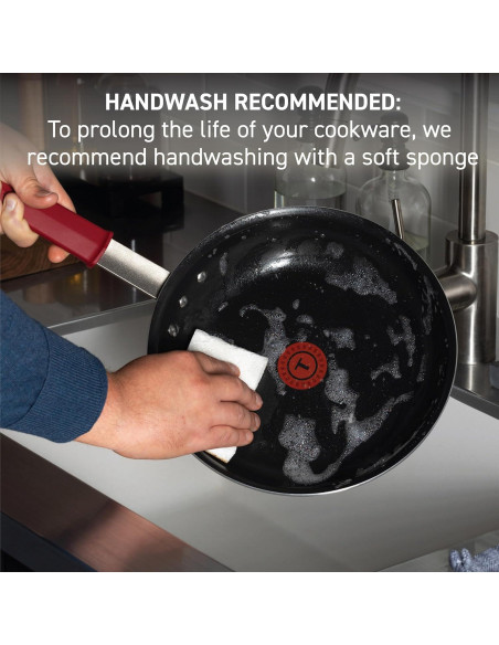 Juego de Utensilios de Cocina T-Fal 8 Piezas Antiadherente