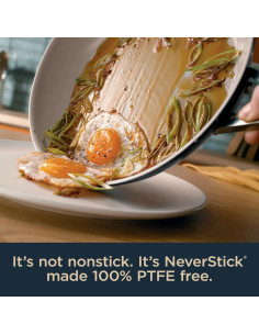 Sartén Ninja Cerámica Pro 30.5 cm Antiadherente Azul 2