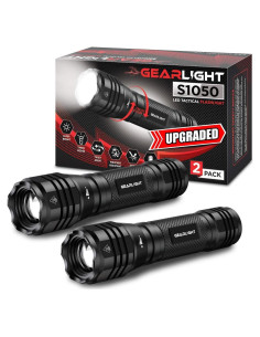 Linterna LED GearLight S1050 2 Piezas Alta Potencia