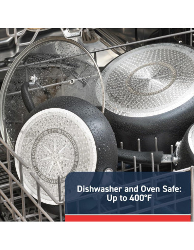 Juego de utensilios de cocina T-fal 12 piezas inducción negro