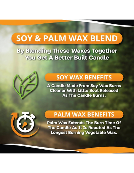 Vela de Emergencia SE Survivor 3 Mechas 36 Horas Cera Soja