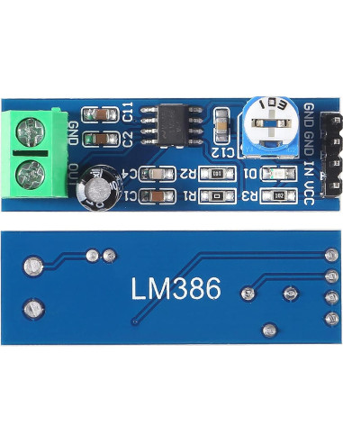 Módulo Amplificador de Audio LM386 Mono 10 Pcs 200X Ganancia