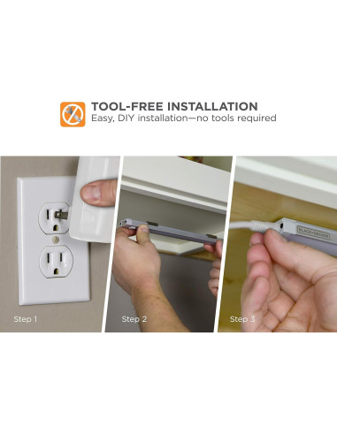 Iluminación LED Dimmable BLACK+DECKER 5 Barras 24.6W