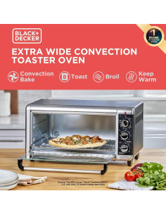 Horno Tostador BLACK+DECKER 8 Rebanadas Acero Inoxidable 2