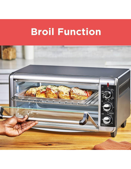 Horno Tostador BLACK+DECKER 8 Rebanadas Acero Inoxidable