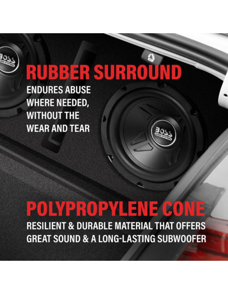 Subwoofer BOSS CXX8 8" 600W Bobina Simple 4 Ohmios