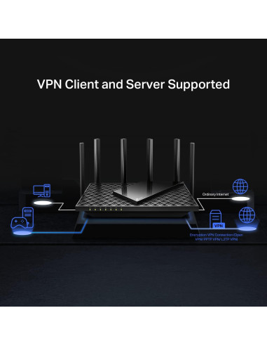 Router TP-Link AX5400 WiFi 6 Archer AX72 Pro Doble Banda