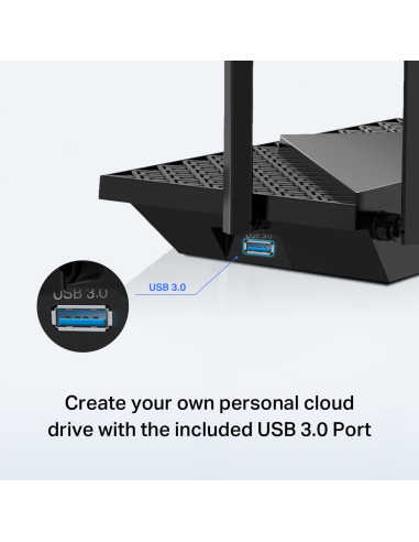 Router TP-Link AX5400 WiFi 6 Archer AX72 Pro Doble Banda