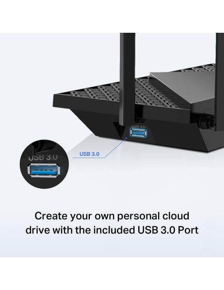 Router TP-Link AX5400 WiFi 6 Archer AX72 Pro Doble Banda