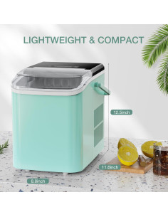 Fabricador de Hielo SMUG GN, 9 Cubos en 6 Min, 12 kg/día 2