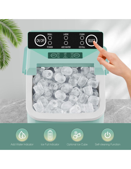 Fabricador de Hielo SMUG GN, 9 Cubos en 6 Min, 12 kg/día