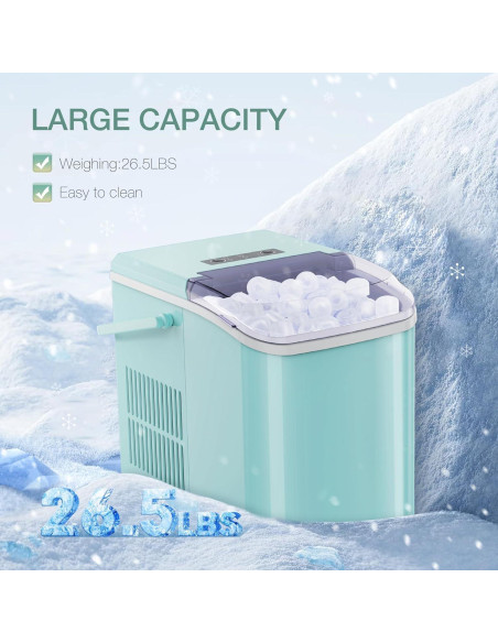 Fabricador de Hielo SMUG GN, 9 Cubos en 6 Min, 12 kg/día