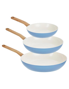 Juego de Sartenes GoodCook 3 Piezas Cerámica Antiadherente