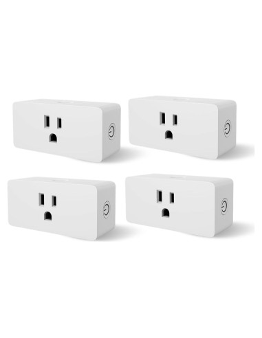 Enchufe WiFi WBM Smart PG-07-4PK Control por Voz Blanco
