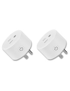 Enchufe Inteligente Tuya WiFi Control por Voz 2.4GHz (Paquete de 2)