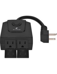 Enchufe Inteligente Monoprice IP65 2 Salidas Control Remoto 2