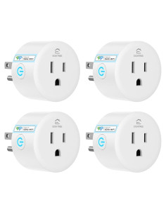 Enchufe Inteligente EIGHTREE WiFi 5GHz Control Remoto 4 Pzs