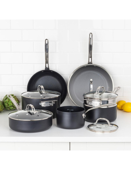 Juego de Ollas y Sartenes Viking 12 Piezas Antiadherente