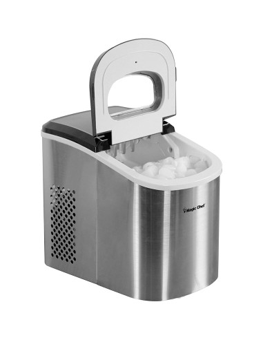 Máquina de Hielo Portátil Magic Chef 12,25 kg Acero Inoxidable