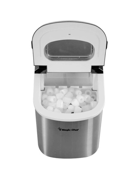 Máquina de Hielo Portátil Magic Chef 12,25 kg Acero Inoxidable
