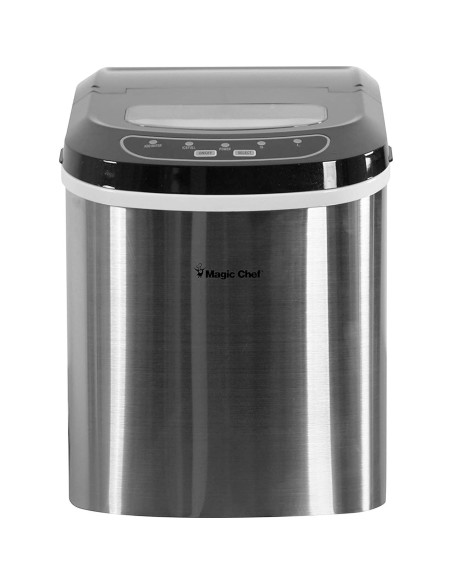 Máquina de Hielo Portátil Magic Chef 12,25 kg Acero Inoxidable