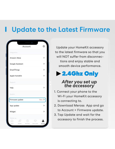 Enchufe Inteligente Meross para Exterior 3 Tomas Control Remoto