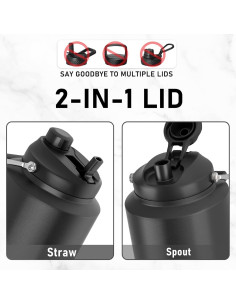 Jarra de Agua Cafezi 3.79L Tapa 2-en-1 Aislada 2