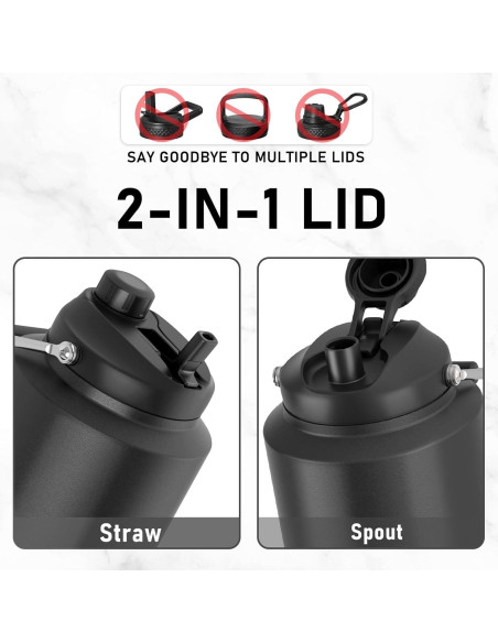 Jarra de Agua Cafezi 3.79L Tapa 2-en-1 Aislada