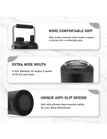 Jarra de Agua Cafezi 3.79L Tapa 2-en-1 Aislada