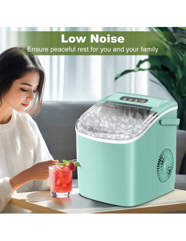 Máquina de Hielo NicBex Dorothy Verde 11,79 kg/24H 9 Cubos