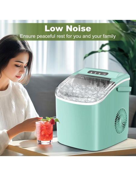 Máquina de Hielo NicBex Dorothy Verde 11,79 kg/24H 9 Cubos