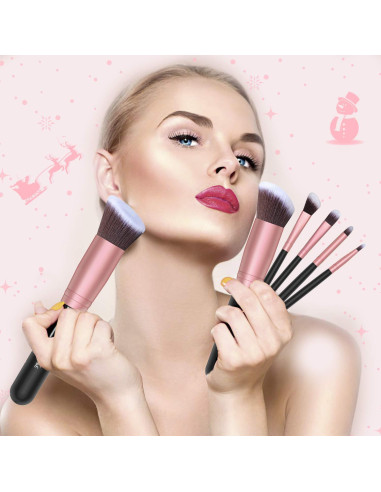 Juego de Brochas de Maquillaje BESTOPE PRO 16 Piezas Sintéticas