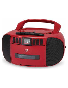 Boombox Portátil DPI BCA209R AM/FM CD Casete Rojo