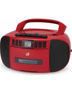 Boombox Portátil DPI BCA209R AM/FM CD Casete Rojo 2
