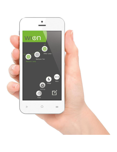 Temporizador WiOn 50053 Estaca Jardín Wi-Fi 3 Salidas