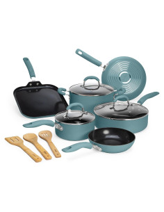 Juego de Ollas y Sartenes Goodful 12 Piezas Antiadherentes