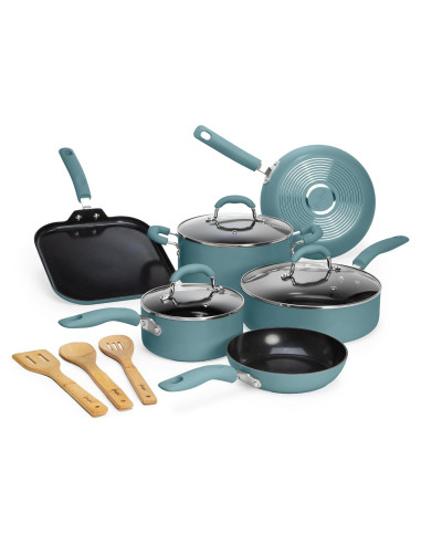 Juego de Ollas y Sartenes Goodful 12 Piezas Antiadherentes