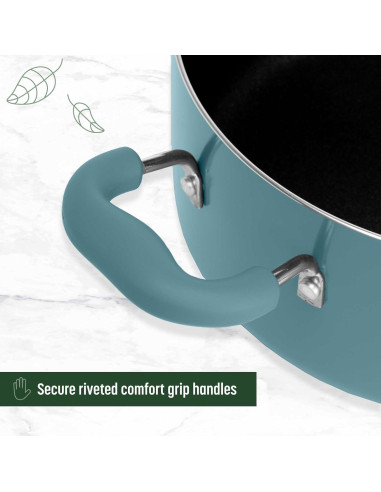 Juego de Ollas y Sartenes Goodful 12 Piezas Antiadherentes