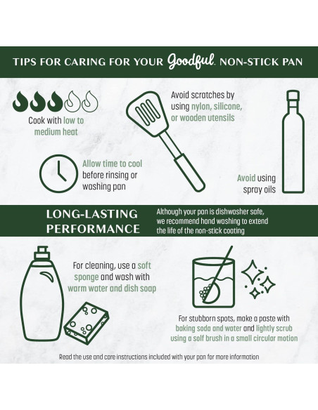 Juego de Ollas y Sartenes Goodful 12 Piezas Antiadherentes