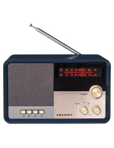Radio Vintage AM/FM Bluetooth Crosley CR3036D-NV Marino