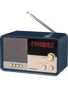 Radio Vintage AM/FM Bluetooth Crosley CR3036D-NV Marino 2