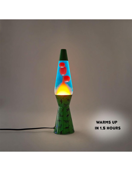 Lámpara de Lava Dinosaurio Heritage Kids 16 cm Verde
