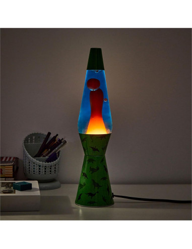 Lámpara de Lava Dinosaurio Heritage Kids 16 cm Verde