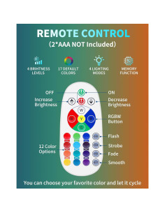 Lámpara de Movimiento Líquido Elomavapa 33 cm 17 Colores LED 2
