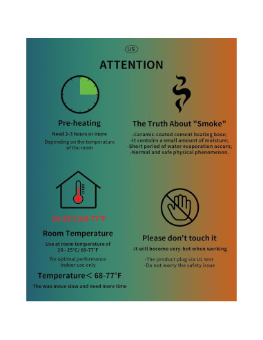 Lámpara de Movimiento Líquido Elomavapa 33 cm 17 Colores LED