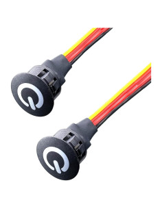 Interruptor Regulador Táctil LED 12V LDCRE-3 2 Pack Negro