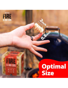 Encendedores de Fuego DIMTORI 70 Piezas Ecológicos para Parrillas 2